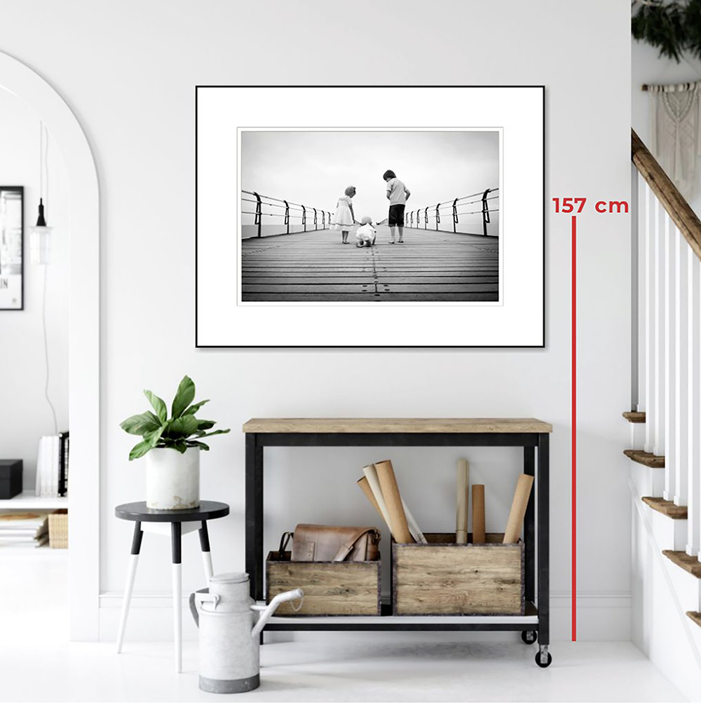 What’s the best height to hang photographs?